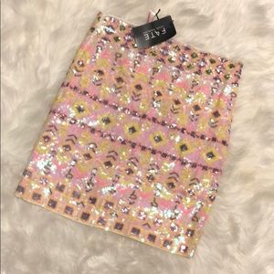 Sequin Multi-Color Skirt